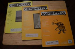 Vintage 8 Computist Apple Ii Computer Enthusiasts Vintage Magazines Booklets