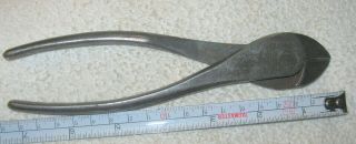 Vintage Utica Ny 7 " Electricians Side Cut Diagonal Wire Cutters Pliers 40 - 7,  Usa
