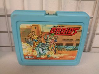 Vintage 1985 Star Wars Droids Plastic Lunch Box No Thermos