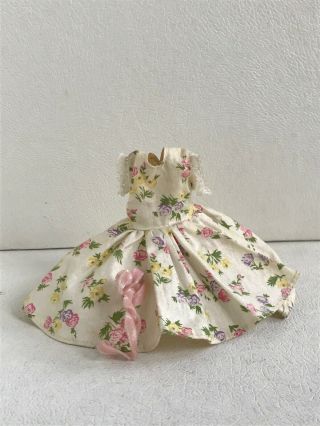 Vintage Little Miss Nancy Ann Dress 1958 Style 308 Light Floral Pattern