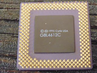 Cyrix 6x86 - P150,  GP,  120MHz,  Vintage CPU GOLD 2