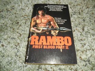 Rambo First Blood Part Ii Vintage Paperback 1st Ed May 1985 David Morrell Jove