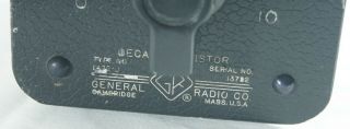 Vintage General Radio 1432 - J 5 Knob Decade Resistor Electronic Test Equipment 2