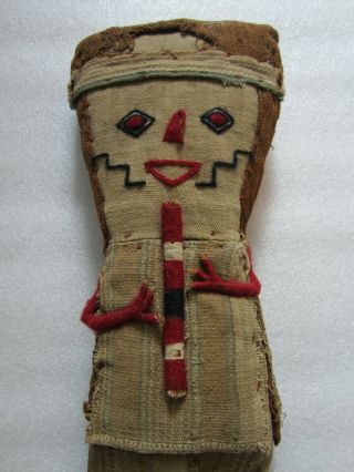 Antique Straw Corn Husk Body Handmade Rag Doll