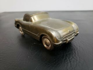 Vintage Banthrico Union Grove State Bank Coin Bank Chevy Corvette 2