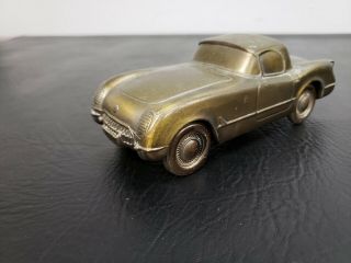 Vintage Banthrico Union Grove State Bank Coin Bank Chevy Corvette 3