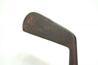 Antique / Vintage Burke Juvenile Putter Hickory Wood Shaft Golf Club 33 1/2 " Rh