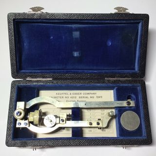 Rare Vintage Keuffel & Esser Planimeter In Case W Serial