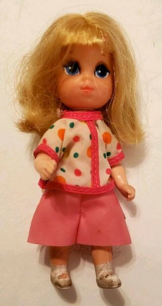 Vintage Mattel Liddle Kiddles Fritzy Frosty Skediddle Doll Only