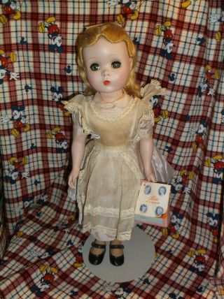 Vintage Madame Alexander 17 " Alice In Wonderland Doll 1950 