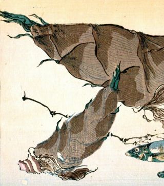 KYOSAI an Japanese multi - color woodblock 