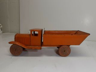 Offer Antique Early 1920s / 1930s Vintage Wyandotte Toy Pressed Steel Dump Truck