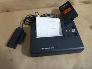 Vintage Alphacom 32 Line Printer For Use With Sinclair Zx81 & Spectrum Computers