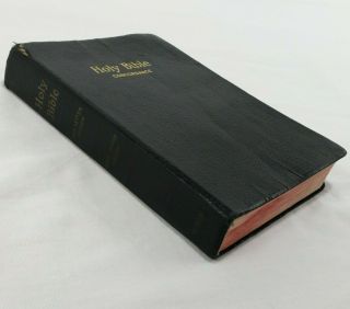 Vintage Holy Bible Kjv World Publishing Red Letter Concordance Black King James