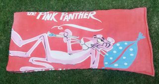 The Pink Panther Sleeping Bag 1970s Vintage Cartoon Character Collectible Rare