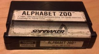 1983 Alphabet Zoo game for Tandy CoCo Color Computer 16K - by Spinnaker 2