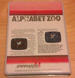 1983 Alphabet Zoo game for Tandy CoCo Color Computer 16K - by Spinnaker 3