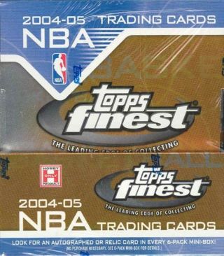 2004 - 05 Topps Finest Basketball Hobby Box - Lebron 2nd Yr,  Auto,  Jsy?