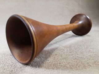 Vtg Wooden Stethoscope Ear Trumpet Monaural Fetal Nurse Doctor Medical Tool Rare