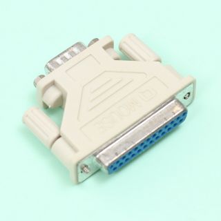 25 Pin Db - 25 Female To 9 Pin De - 9 Male Serial Interface Adapter