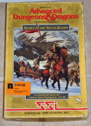 Commodore 64 128 Game Secret Of The Silver Blades