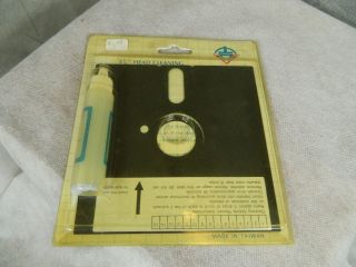 Vintage 5 - 1/4 " Floppy Disc Head Cleaning Kit Micro Computer Drives With Fluid