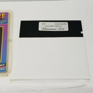 Star Goose,  Software Solutions 5.  25 floppy IBM PC SS007 Vintage 3