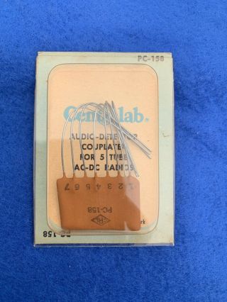 Vintage Centralab Crl Pc - 158 Triode Couplate Midget 2 Electronic Circuit Nos