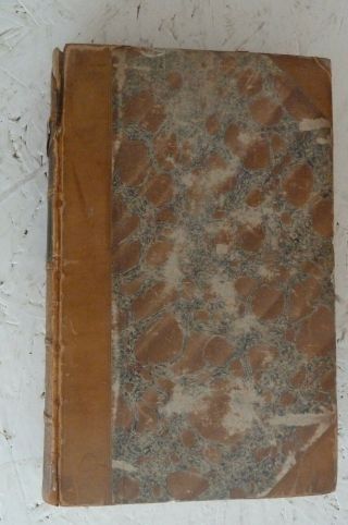 Vintage Book 1825 The Of Samuel Johnson Vol Vi Fine Binding Poems Scotland