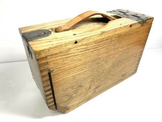 Wwi Ammo Ammunition Storage Oak File Index Box