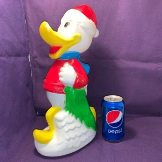 Vintage Empire Disney Christmas Donald Duck Blow Mold.  15 "