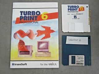 Turbo Print 6 Professional (1 Floppy Software Kit) For The Amiga
