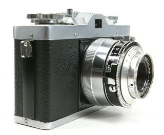 Vintage Leidolf Wetzlar Lordox 24x36 35mm Film Camera with 5cm Lordon Lens 2