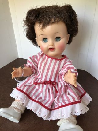 Vintage Ideal Betsy Wetsy Doll Vw - 1 W/ Clothes Shoes Socks 12”