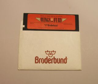 Classic: Wings Of Fury Disk By Broderbund For Apple Iie,  Apple Iic,  Apple Iigs
