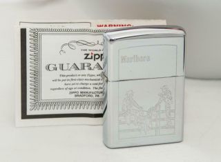 1997 Zippo Lighter Cigarettes Legendary Marlboro Cowboy Wild West Ranch Design
