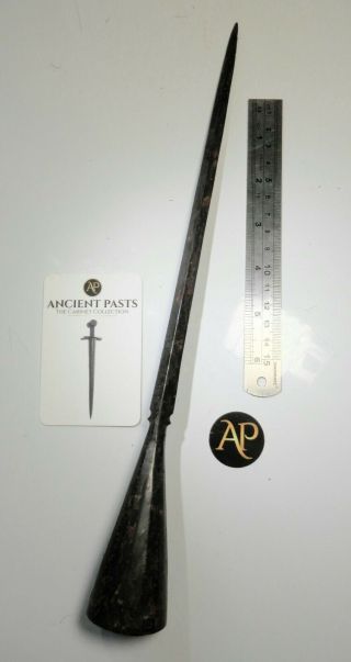 Very Rare Anglo - Danish Viking Javelin Spear Head – Conserved Extremely Fine