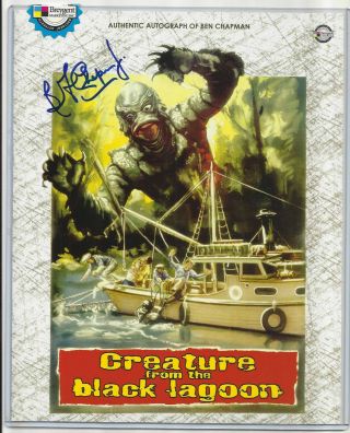 Vintage Poster: Sci - Fi & Horror Ben Chapman " Autograph Card " 8x10 Case Incentive