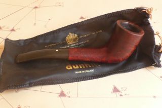 Vintage DUNHILL - Bruyere 83,  Group 3 Zulu - estate pipe (with pouch) 2