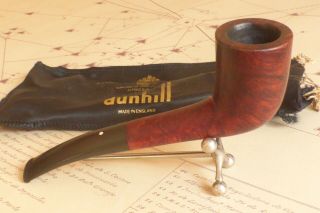 Vintage DUNHILL - Bruyere 83,  Group 3 Zulu - estate pipe (with pouch) 3