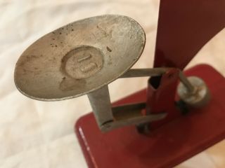 Vintage Oakes Mfg Co Egg Scale - All Metal - Made in Indiana 3