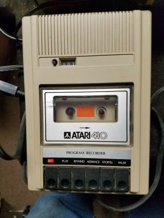 Vintage ATARI 410 Program Recorder Cassette w/ Box Not 400 800 2