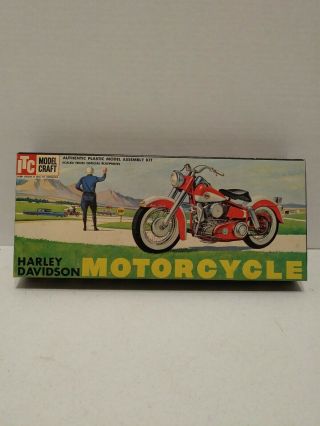 Model Craft Itc Harley Davidson Motorcycle Vintage
