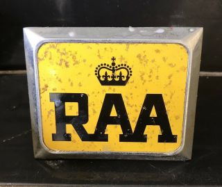 Raa Vintage South Australian Automobile Association Car Badge