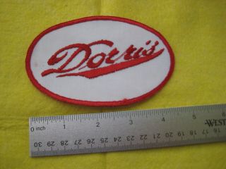 Vintage Dorris Script Antique Automobile Service Uniform Patch