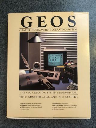 Geos Graphic Environment Operating System Version 2.  0 Commodore 64 64c 128 Qlink