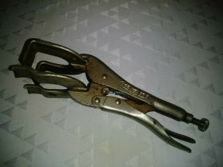 Vintage Petersen - Dewitt Mfg.  9r Vise - Grip Locking Welding Clamp Pliers - Usa -