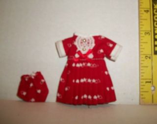 Handmade For Barbie Vintage Tuttie Tutti Doll Dress Clothes Outfit 5