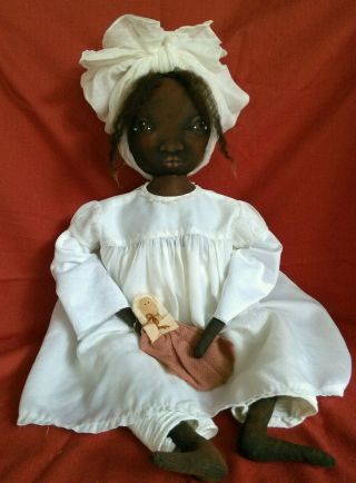 Primitive Black Folk Art Doll 28 inches OOAK 2