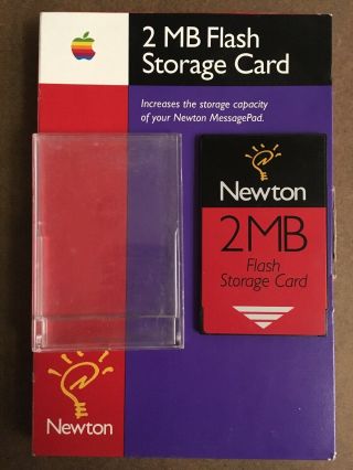Apple Newton Messagepad “2 Mb Flash Storage Card Open Box”